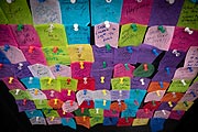 Die Times Square Wishing Wall ist von 11 bis 20 Uhr geöffnet, um die Konfetti-Wünsche zu Silvester 2018-2019 zu erfüllen. ©Countdown Entertainment/Ian Hardy